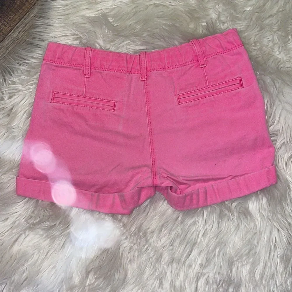 ✨Crewcuts by J Crew Bright Pink Cuffed Chino Shorts